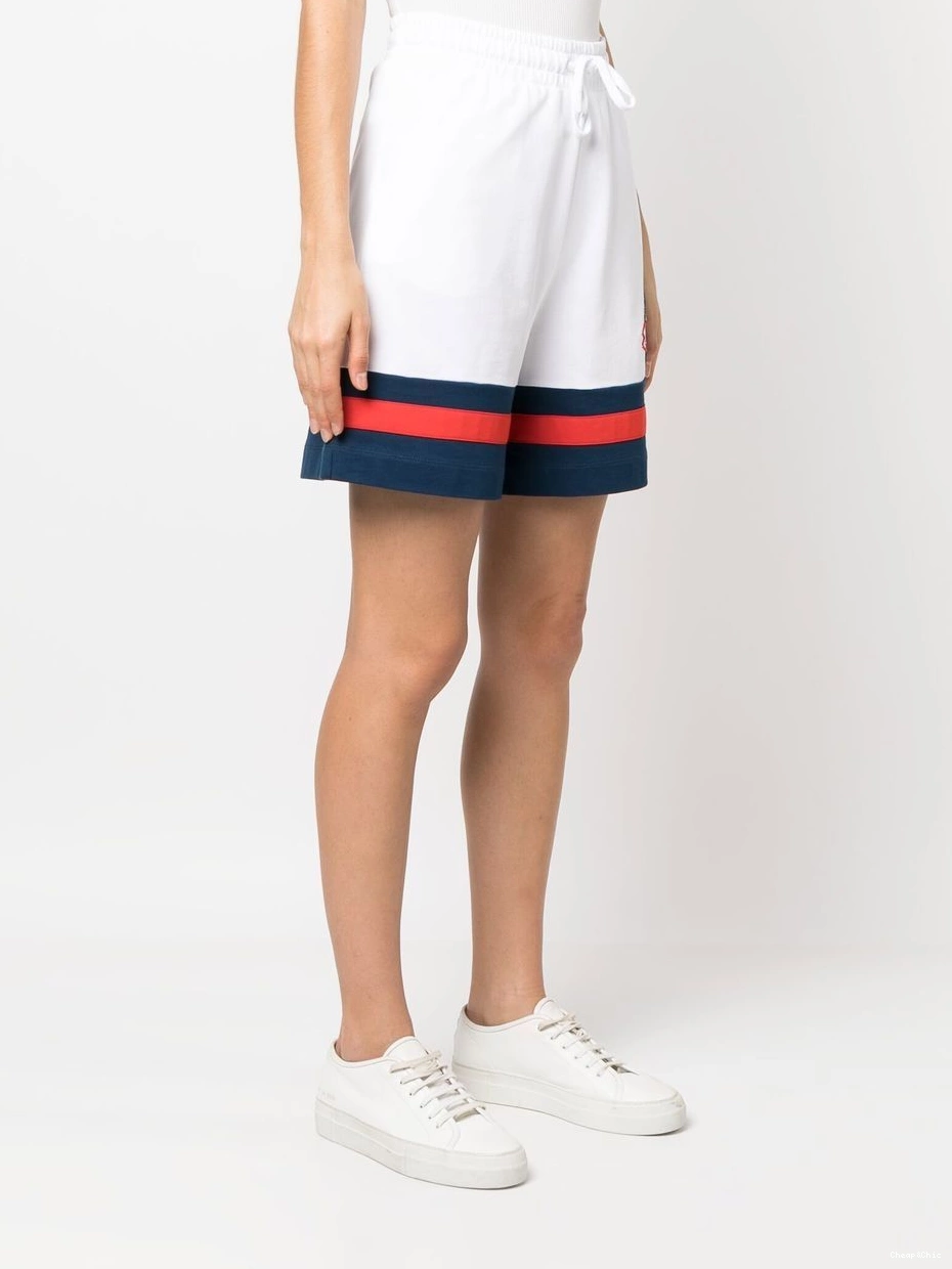 Affordable Women Moschino shorts Love stripe-detail 0423